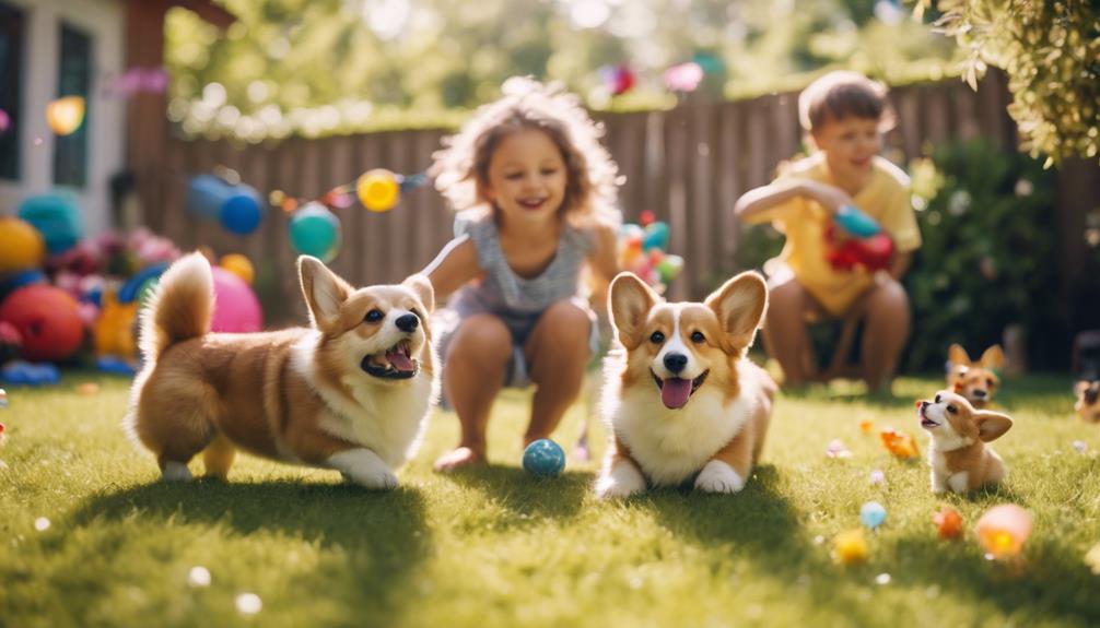 adoptable family friendly corgis