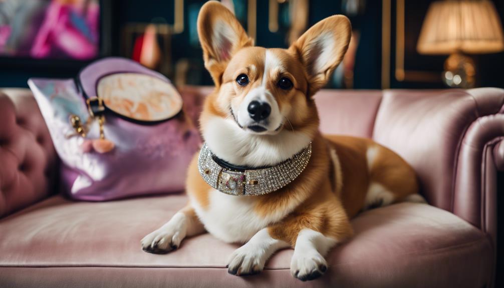 celebrity corgis fashion trend