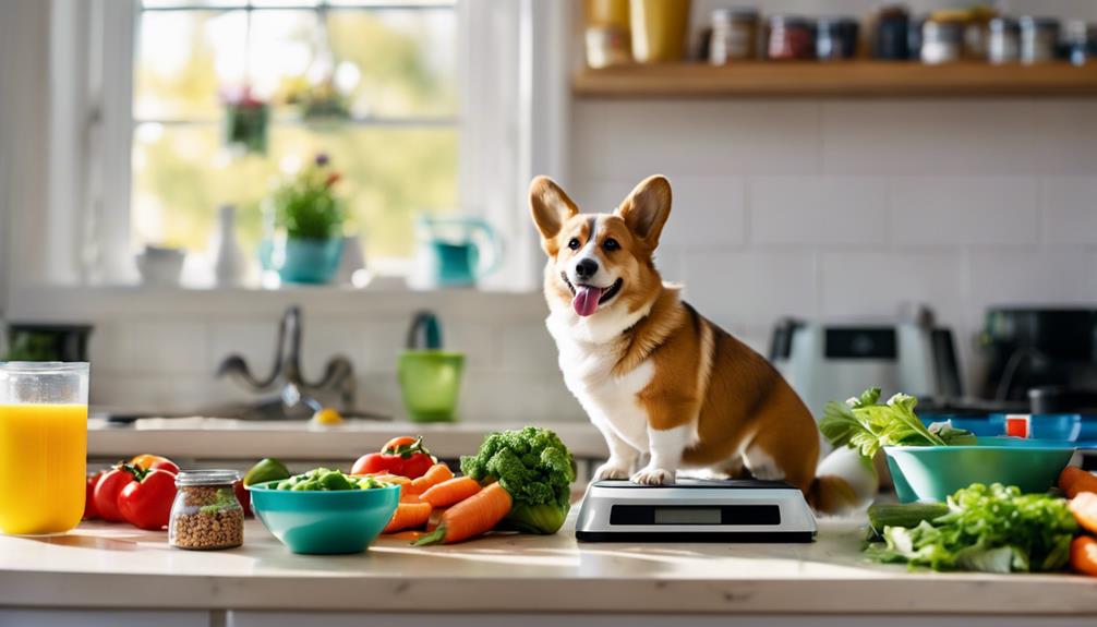 corgi weight tracking progress