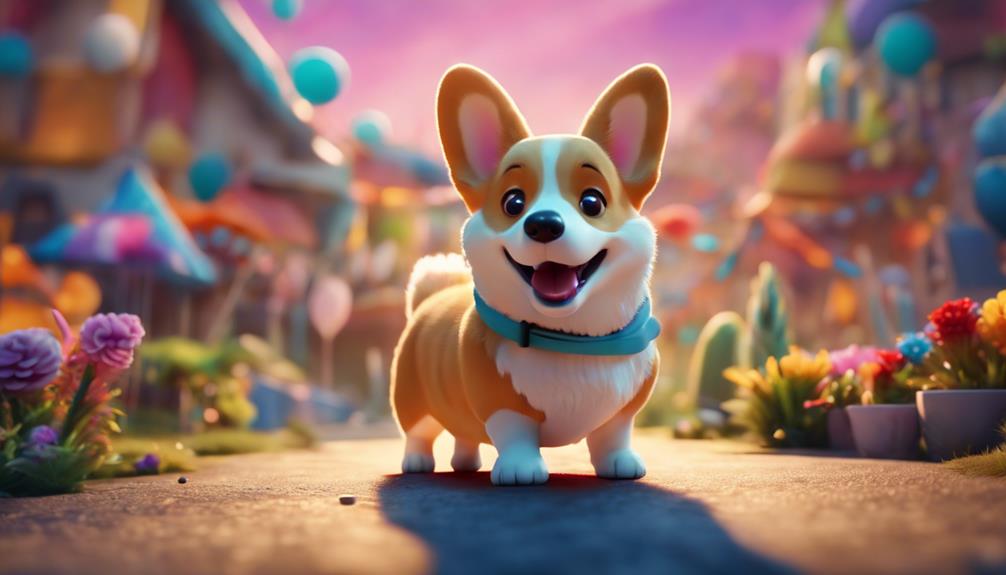 corgis featured in animation