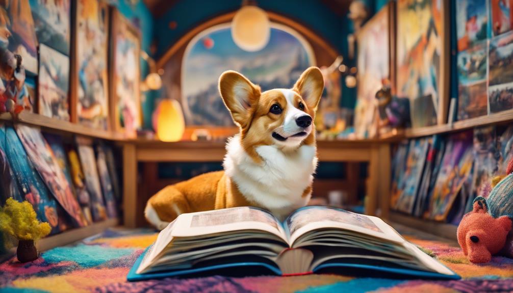 corgis featured in comics