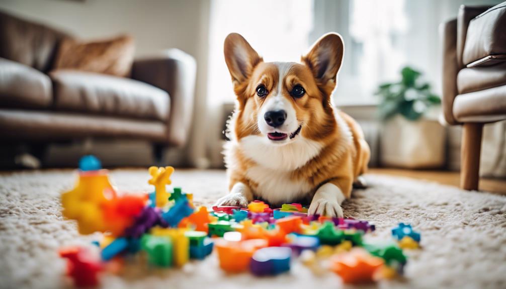 engaging corgi puzzle toys