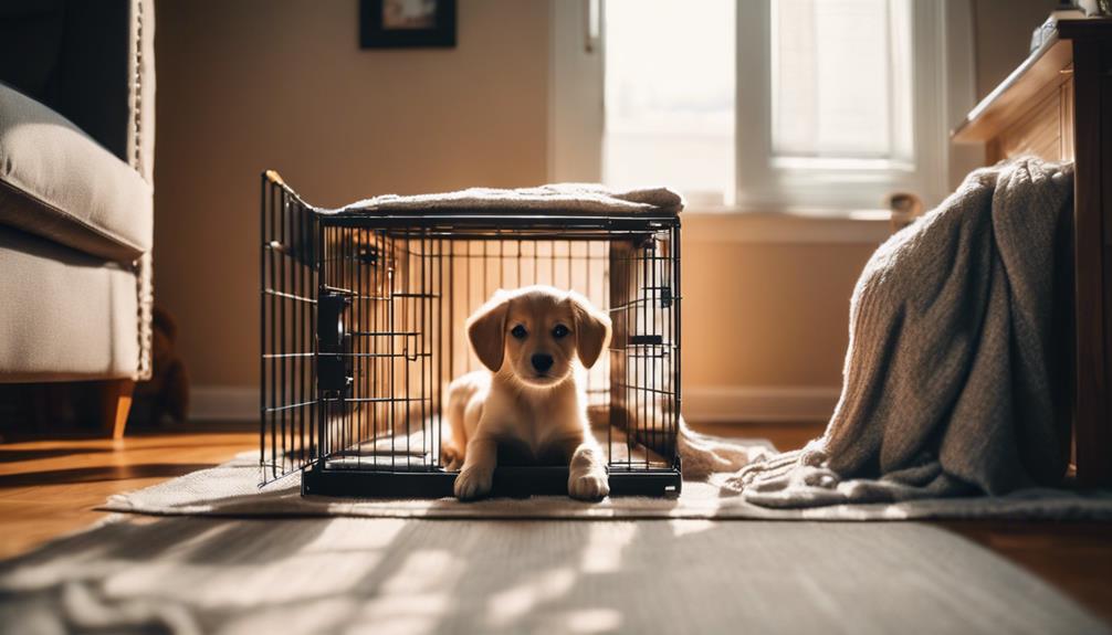 puppy crate training techniques